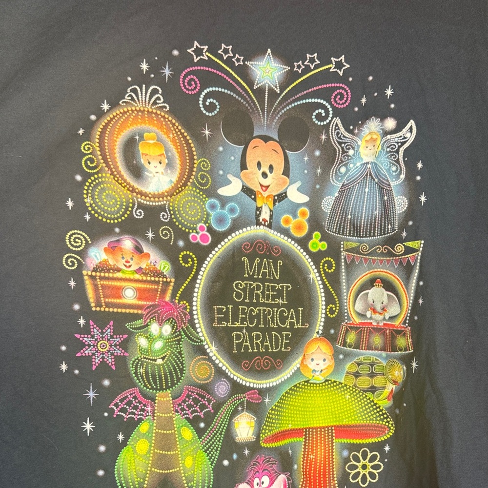 Disney Dark Navy Main Street Electrical Parade Tee